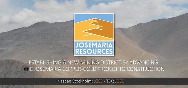 Advancing the Josemaria Copper/Gold Project Towards Construction