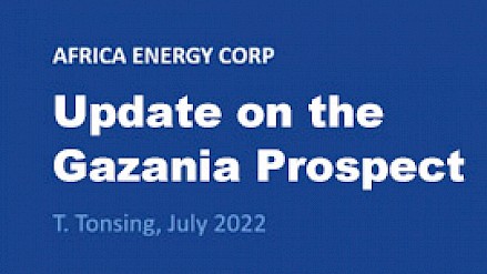 Gazania Prospect Summary by Tobias Tonsing, Principal Geophysicist, Africa Energy